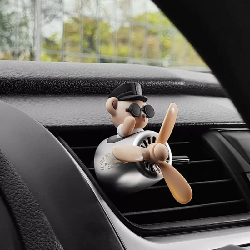 Ароматизатор в авто PRC Pilot Bear Beige (32884)