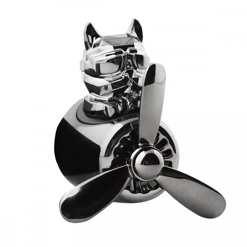 Ароматизатор в авто PRC Pilot Bulldog Silver (42344)