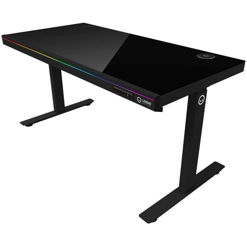 Геймерський стіл Lorgar PRO 80G Glass Black (LRG-DP80G)