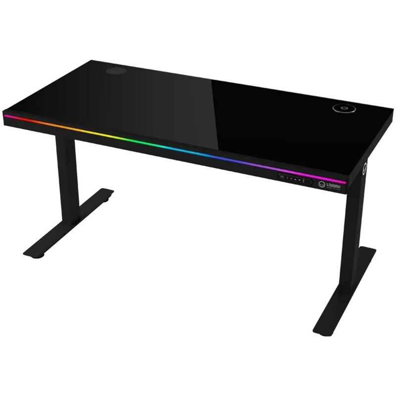 Геймерський стіл Lorgar PRO 80G Glass Black (LRG-DP80G)