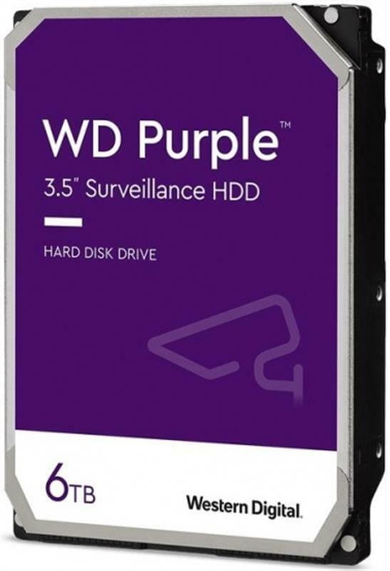 Накопитель HDD SATA 6.0TB WD Purple 5400rpm 128MB (WD62PURZ)