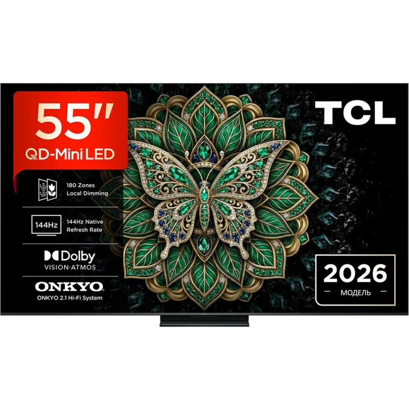 Телевiзор TCL 55C6K PRO
