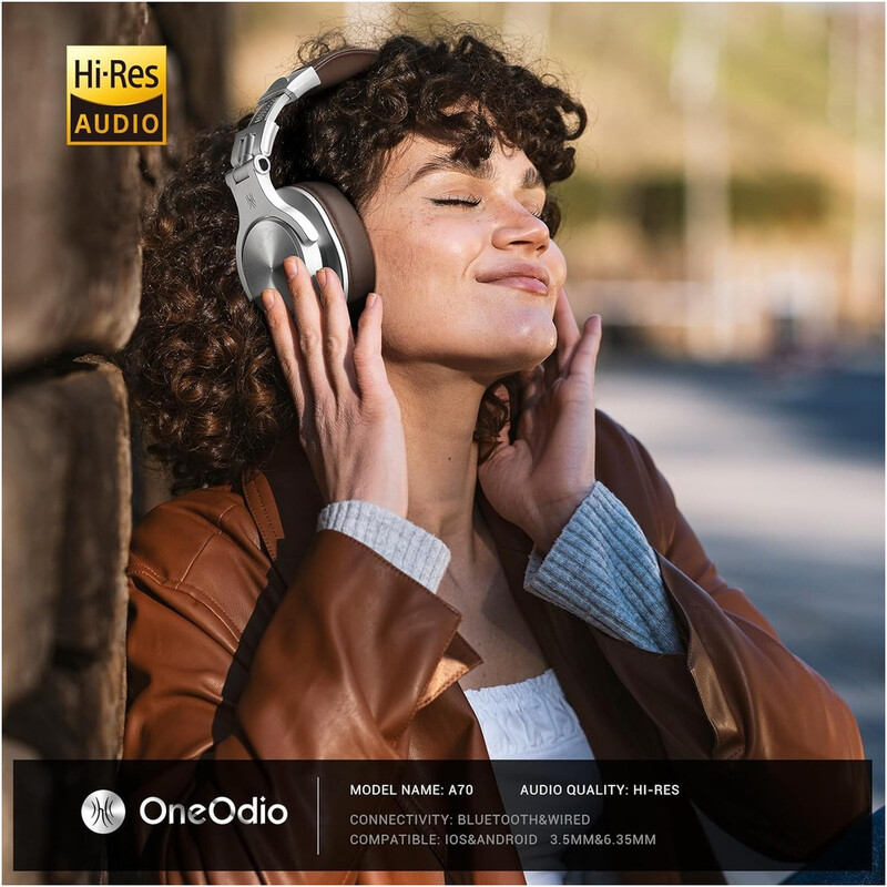 Наушники OneOdio Fusion A70 Silver Brown