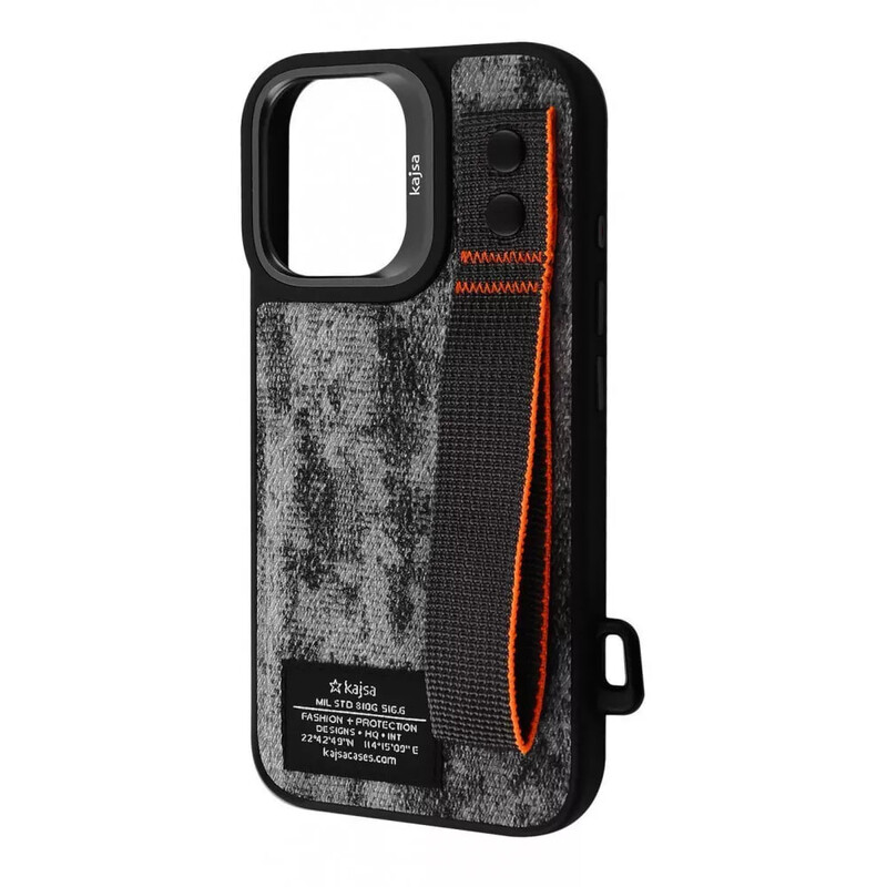 Чохол-накладка Kajsa Outdoor Collection Tie Dye with Magnetic Ring iPhone 16 Pro Max Black (2003000171082)