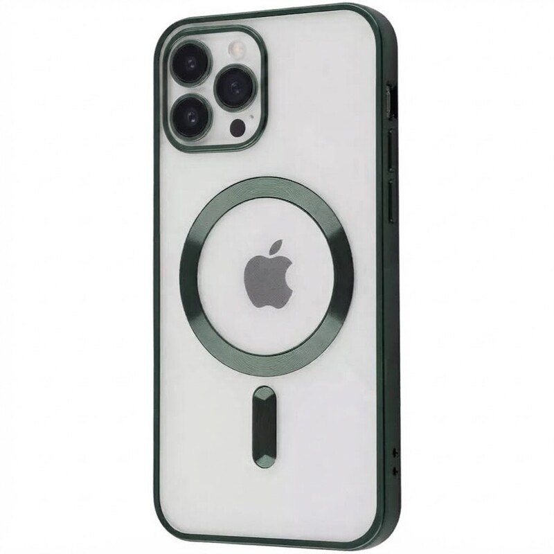 Чохол-накладка PRC Metal Matte Case with Magnetic Ring для iPhone 14 Pro Dark Green