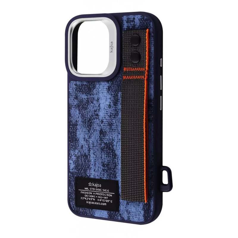 Чохол-накладка Kajsa Outdoor Collection Tie Dye with Magnetic Ring iPhone 16 Pro Max Blue (2003000171105)