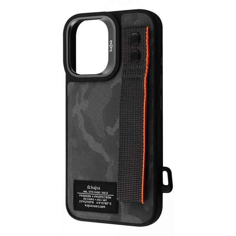 Чохол-накладка Kajsa Outdoor Collection with Magnetic Ring iPhone 16 Black (2003000171112)