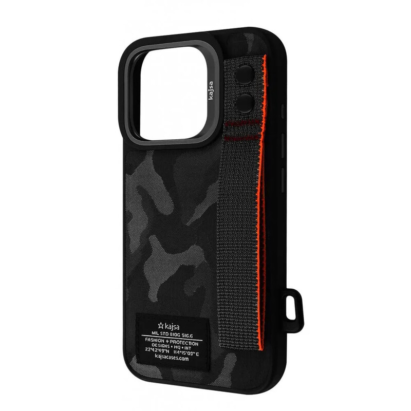 Чохол-накладка Kajsa Outdoor Collection with Magnetic Ring iPhone 16 Pro Max Black (2003000171198)