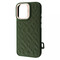 Фото - Чохол-накладка Kajsa Rhombus Collection with Magnetic Ring iPhone 16 Olive (2003000171266) | click.ua