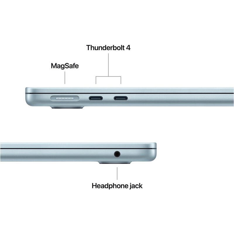 Ноутбук Apple MacBook Air 13.6" M5 16/512GB 2026 (MDHH4UA/A) Sky Blue