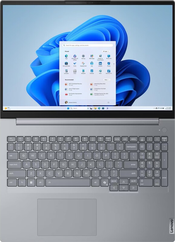 Ноутбук Lenovo ThinkBook 16 G9 IPL (21UR005URA) Arctic Grey