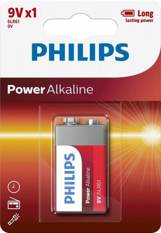 Батарейка Philips Power Alkaline 6LR61P1B/10 BL 1шт