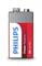 Фото - Батарейка Philips Power Alkaline 6LR61P1B/10 BL 1шт | click.ua