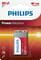 Фото - Батарейка Philips Power Alkaline 6LR61P1B/10 BL 1шт | click.ua