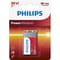Фото - Батарейка Philips Power Alkaline 6LR61P1B/10 BL 1шт | click.ua
