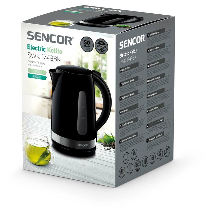 Електрочайник Sencor SWK 1749BK