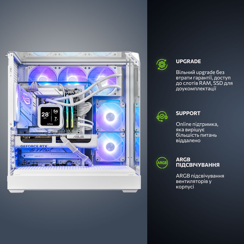 Комп`ютер ASGARD CREATOR RTX 5070 / Ryzen 9 7900X / DDR5 32GB / SSD 2TB (ASG-C-5070-7603)