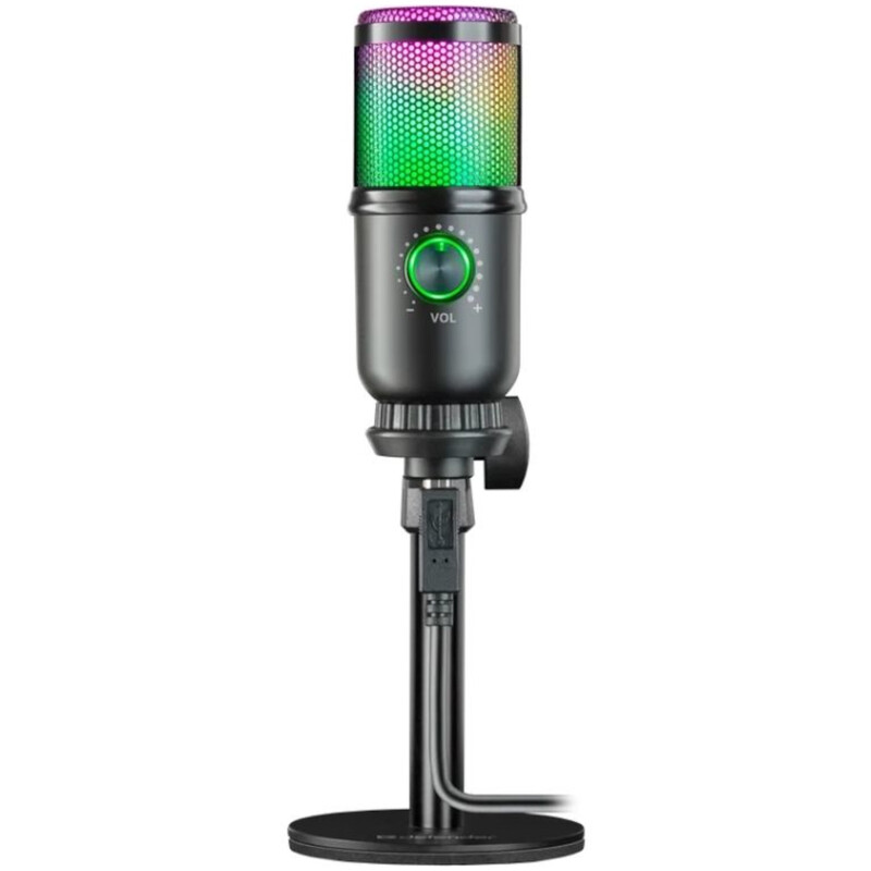 Мікрофон Defender Glow GMC 400 USB RGB Black (64640)