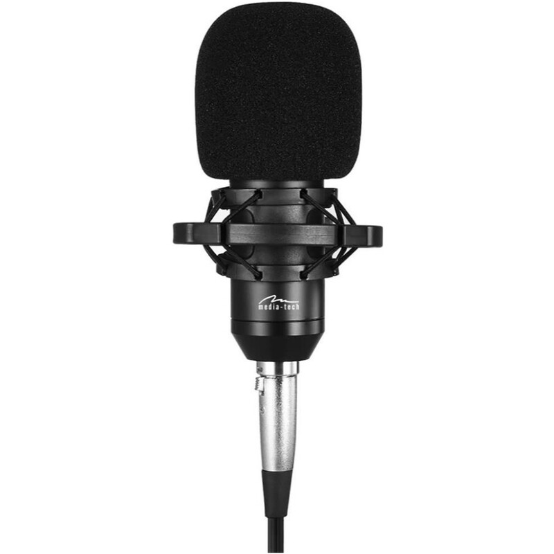 Мікрофон Media-Tech XLR USB Silver (MT397S)