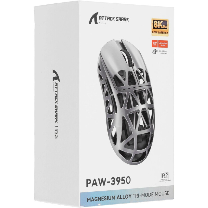 Мышь Bluetooth Attack Shark R2 Black (R2B_AS)
