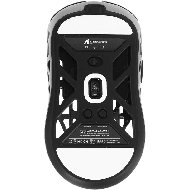 Мышь Bluetooth Attack Shark R2 Silver gray (R2SGR_AS)