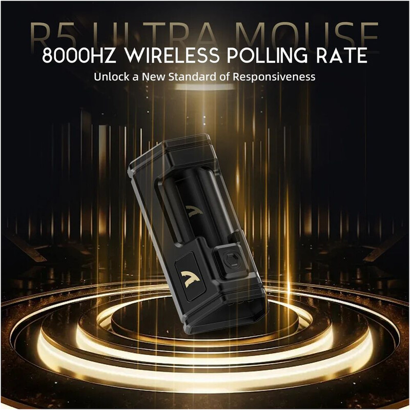 Мышь Bluetooth Attack Shark R5 Ultra Black (R5ULTRAB_AS)