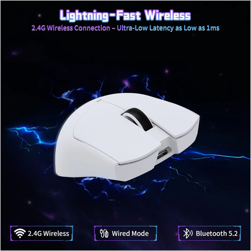 Мышь Bluetooth Attack Shark X11SE White (X11SEW_AS)
