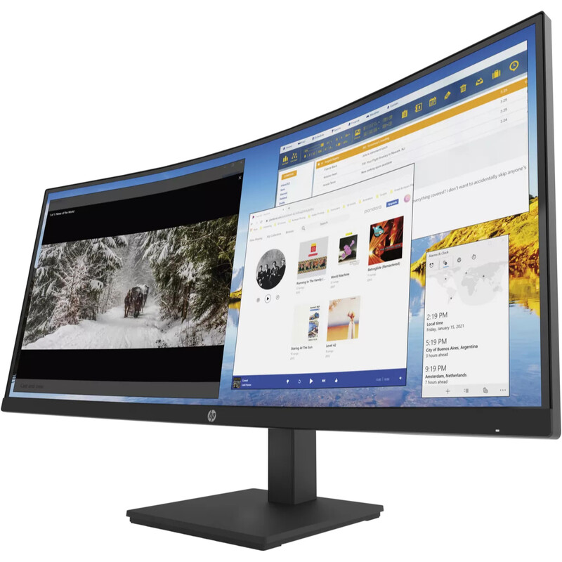 Монитор 34" HP P34hc G4 (21Y56AA) VA Curved Black 100Hz