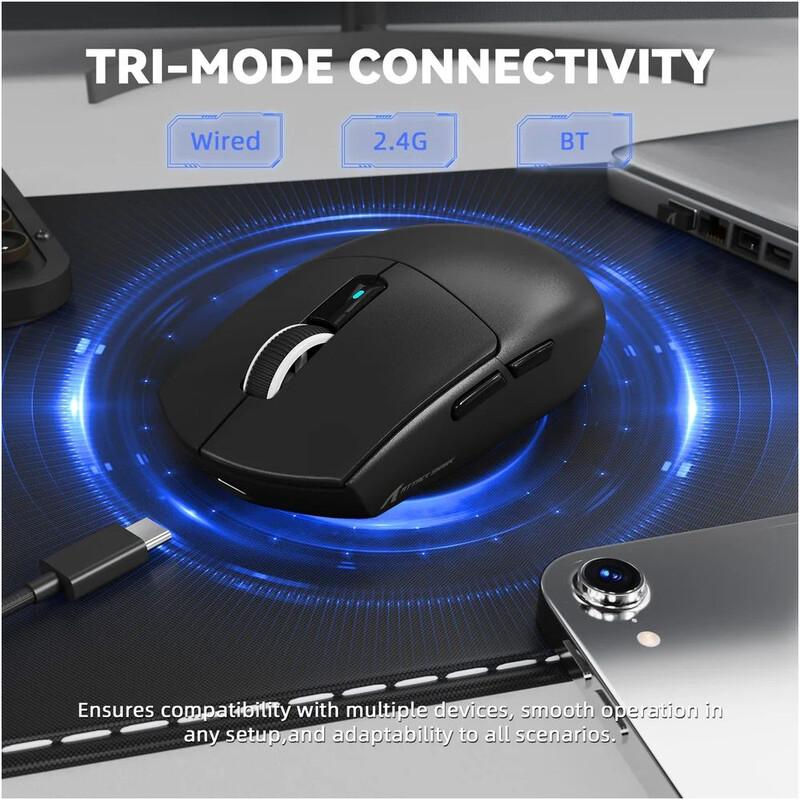 Мышь Bluetooth Attack Shark G3 PRO Black (G3PROB_AS)