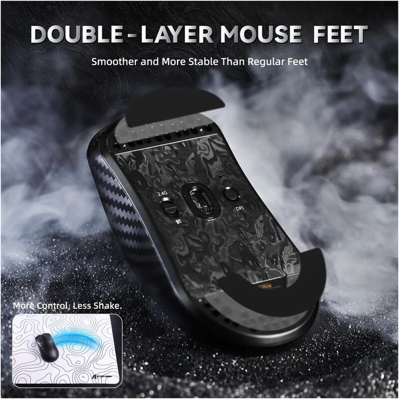 Мышь Bluetooth Attack Shark R11 Ultra Phantom Shark (R11ULTRAPS_AS)