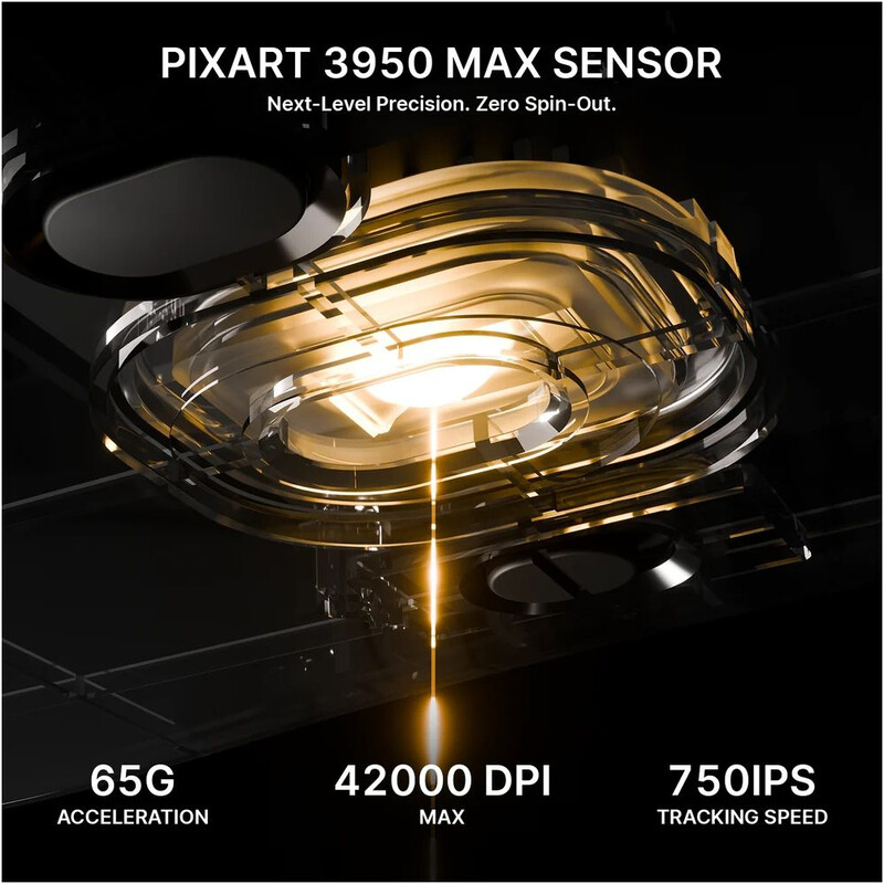 Мышь Bluetooth Attack Shark V8 Ultra-Light Black (V8B_AS)