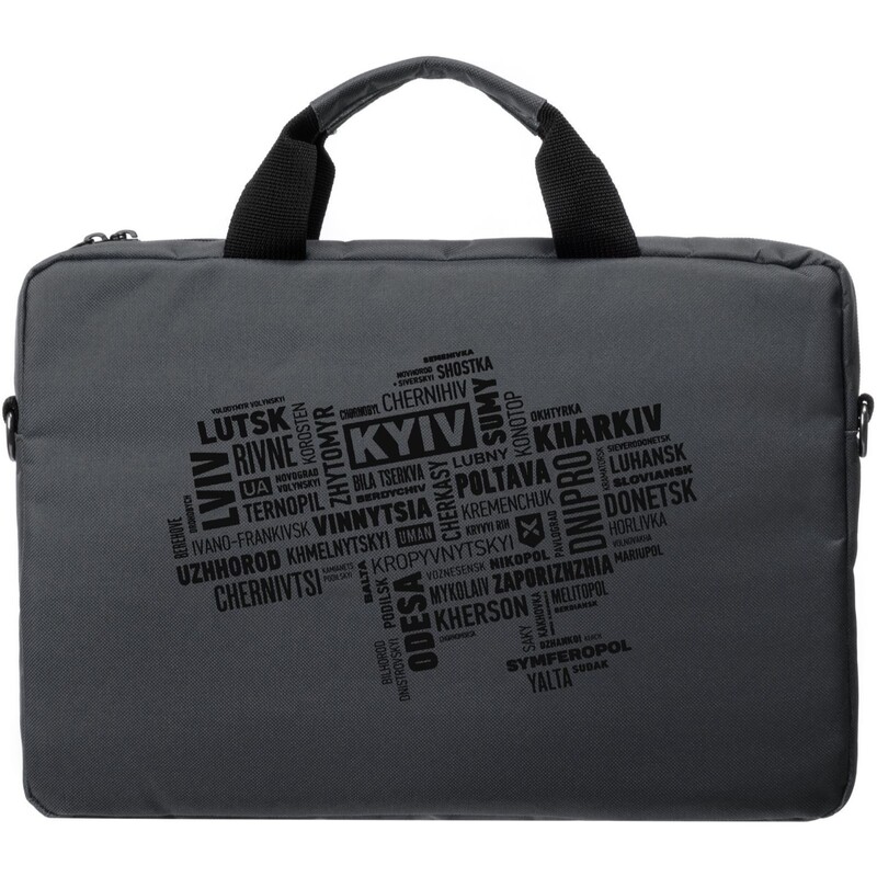 Сумка для ноутбука Vinga 15.6 Gray, black print (NB1502UBGY)