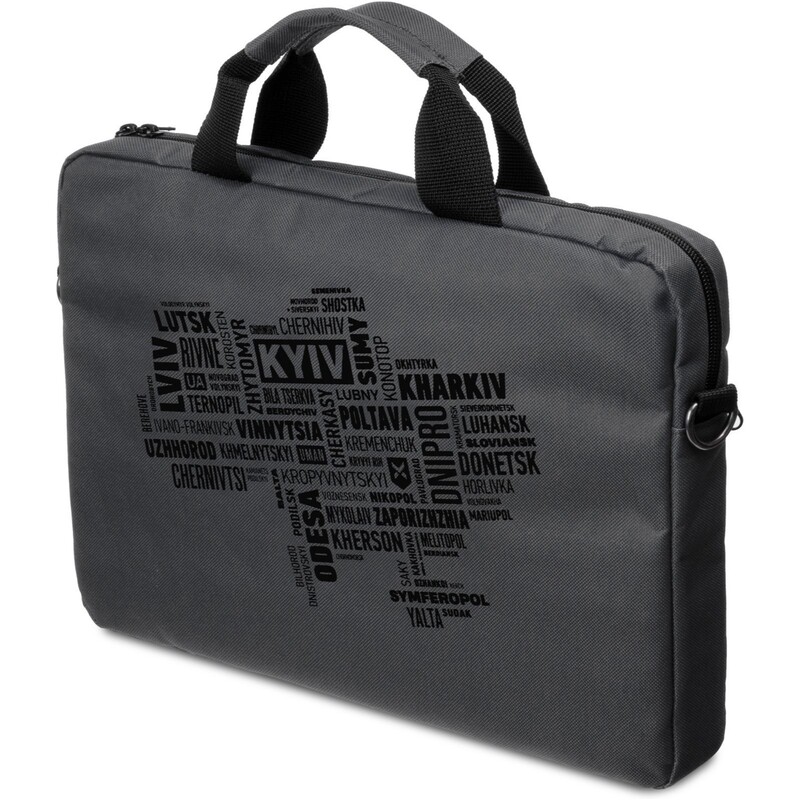 Сумка для ноутбука Vinga 15.6 Gray, black print (NB1502UBGY)