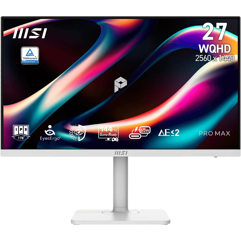 Монітор 27" MSI Pro Max 271QPHW E14 IPS White 144Hz