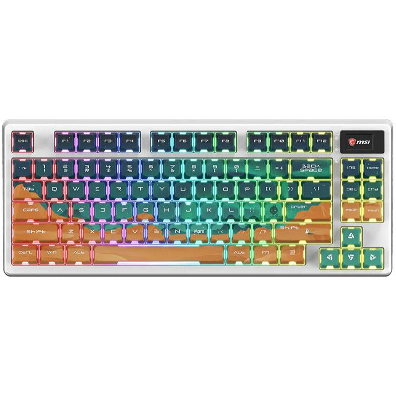 Клавіатура бездротова MSI Forge GK600 TKL Wireless Mars