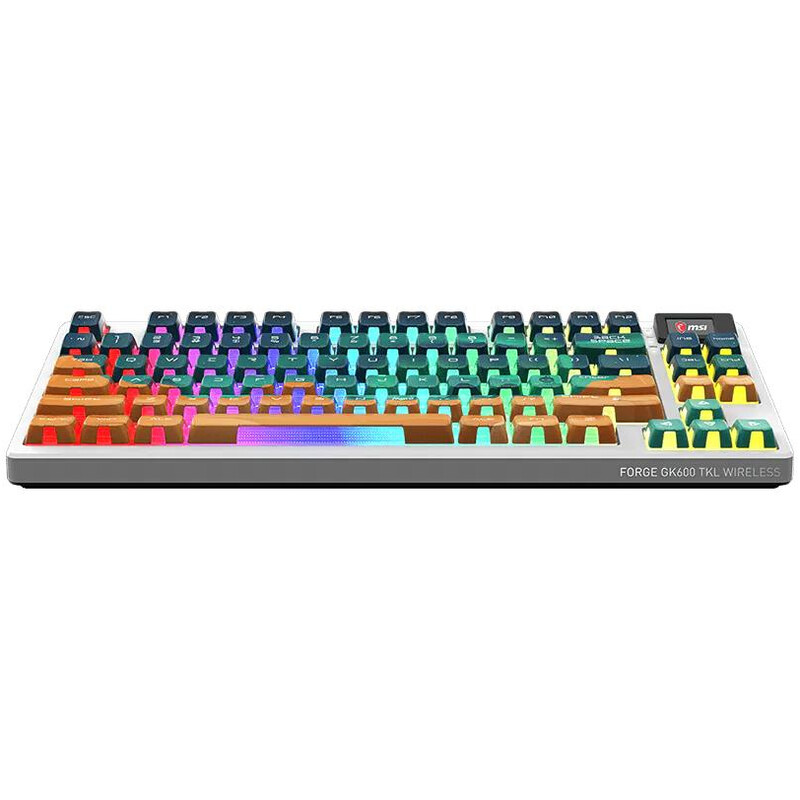 Клавіатура бездротова MSI Forge GK600 TKL Wireless Mars