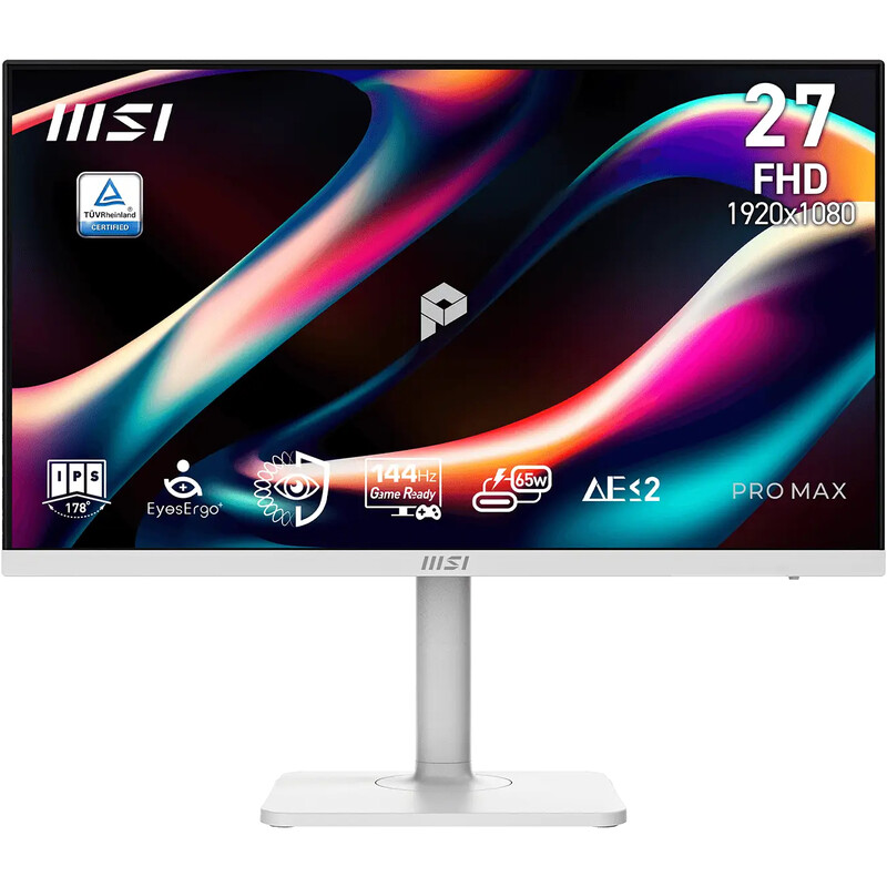 Монітор 27" MSI Pro Max 271PHW E14 IPS White 144Hz