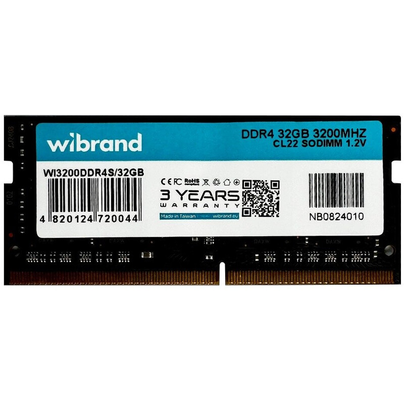 Модуль памяти SO-DIMM DDR4 32GB/3200 Wibrand (WI3200DDR4S/32GB)
