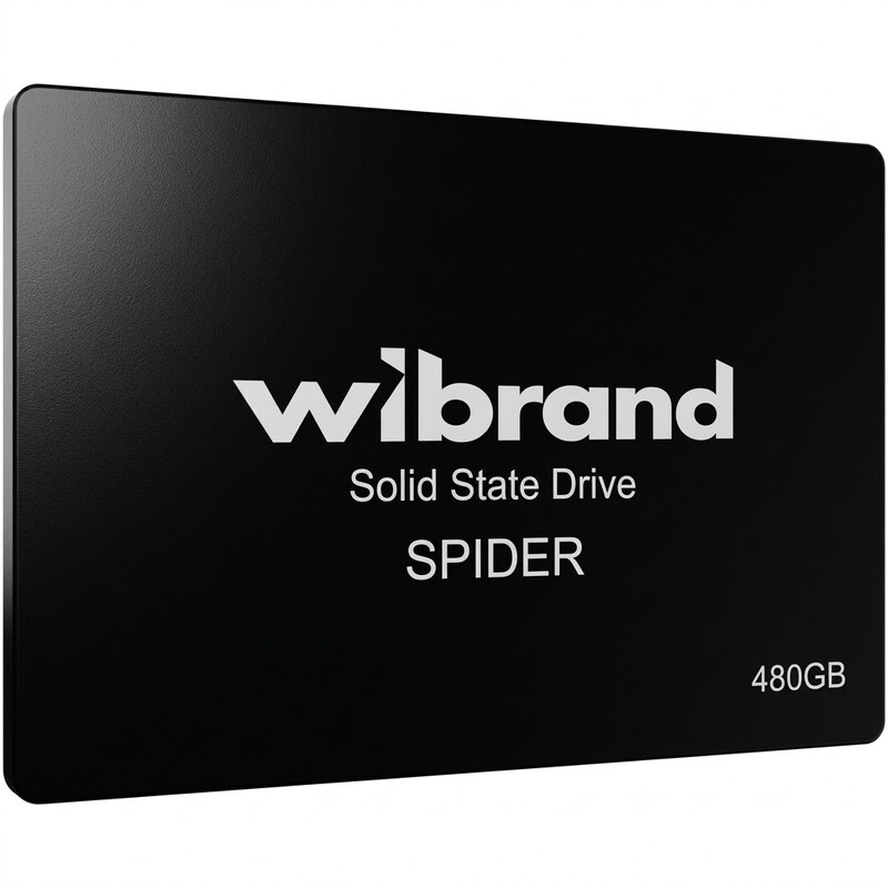 Накопичувач SSD 480GB Wibrand Spider 2.5" SATA 3D NAND TLC (WI2.5SSD/SP480GBST)
