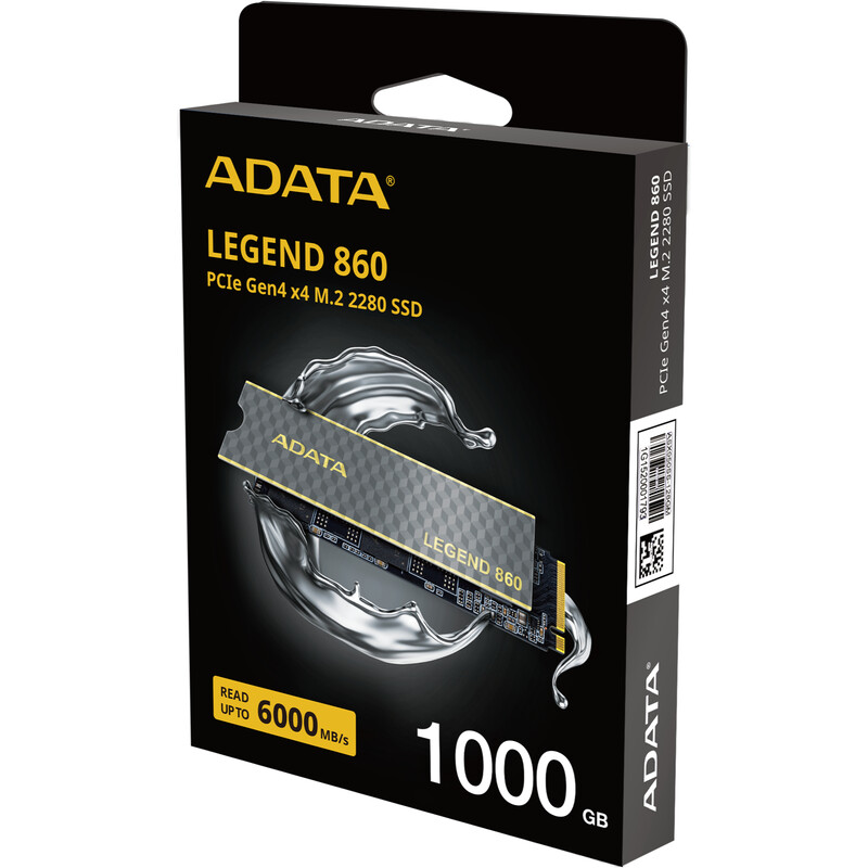 Накопитель SSD 1ТB A-Data Legend 860 M.2 2280 PCIe 4.0 x4 3D NAND (SLEG-860-1000GCS)