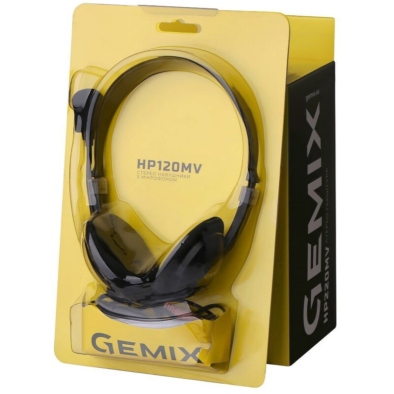 Наушники Gemix HP-120MV Black