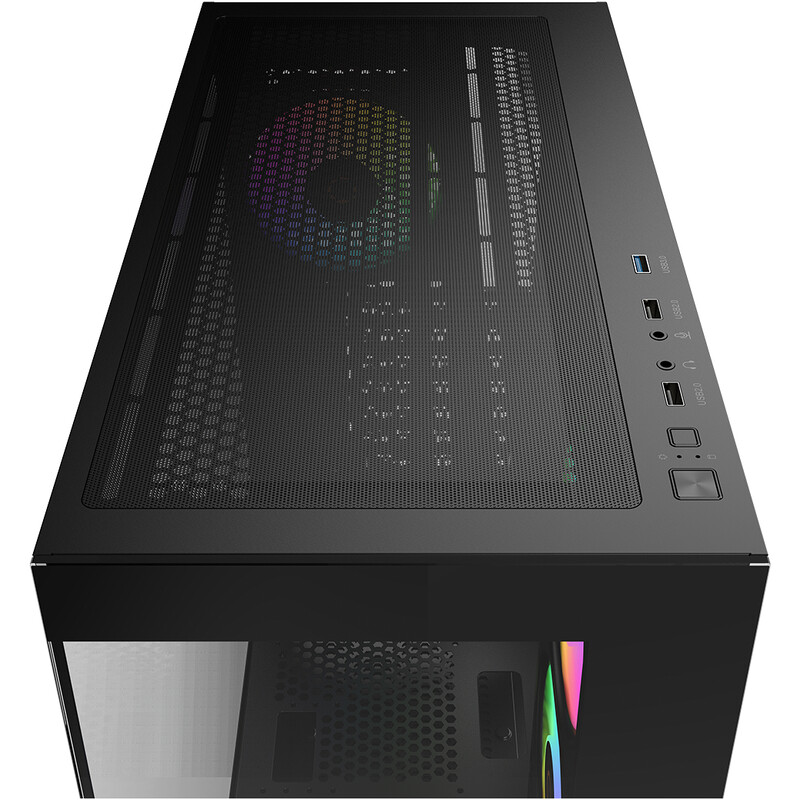 Корпус Ocypus Gamma C72 ARGB Black без БП (GAMMA-C72-BKD400XX-GL)