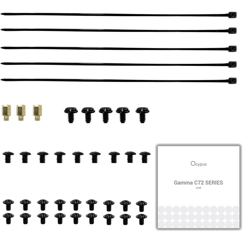 Корпус Ocypus Gamma C72 ARGB Black без БП (GAMMA-C72-BKD400XX-GL)