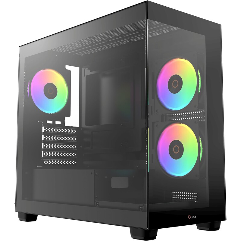Корпус Ocypus Gamma C52 ARGB Black без БП (GAMMA-C52-BKD300XX-GL)