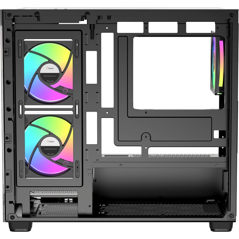 Корпус Ocypus Gamma C52 ARGB Black без БП (GAMMA-C52-BKD300XX-GL)