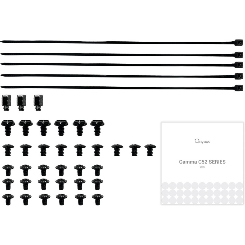 Корпус Ocypus Gamma C52 ARGB Black без БП (GAMMA-C52-BKD300XX-GL)