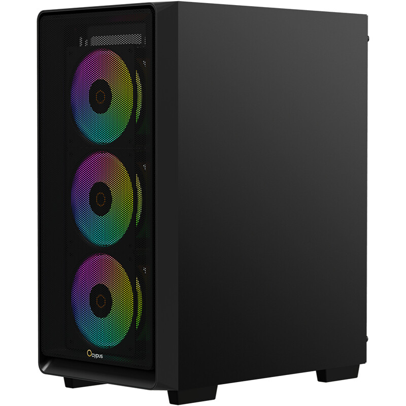 Корпус Ocypus Gamma C60 ARGB Black без БП (GAMMA-C60-BKG400XX-GL)