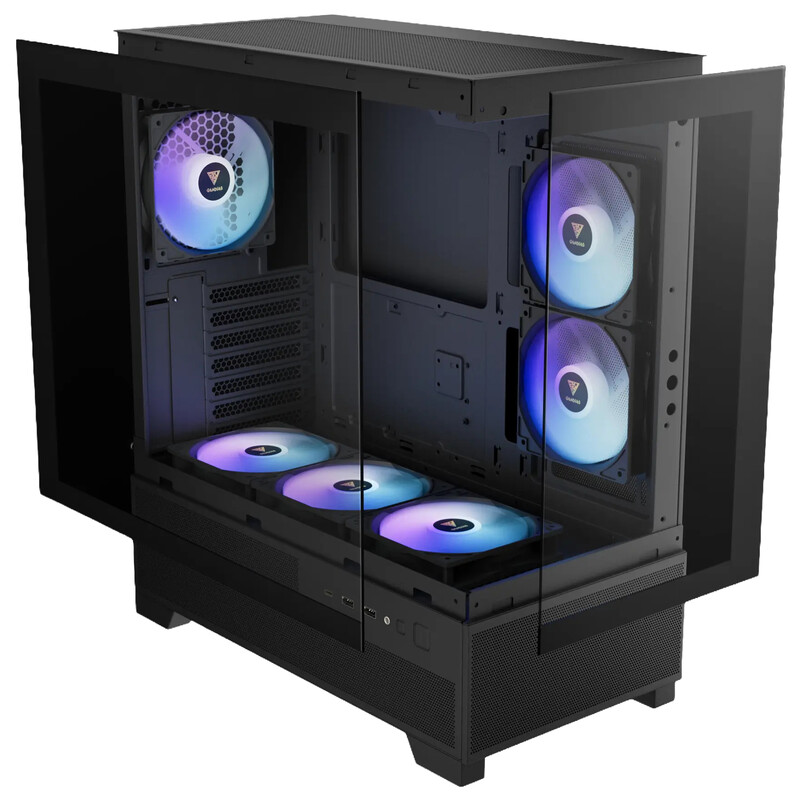 Корпус Gamdias Aura GC12 ARGB Black без БЖ