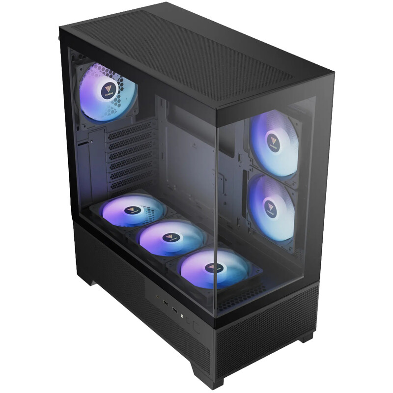 Корпус Gamdias Aura GC12 ARGB Black без БЖ