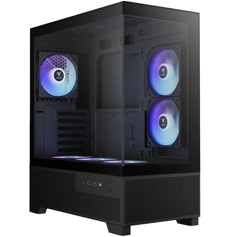 Корпус Gamdias Aura GC12 ARGB Black без БЖ